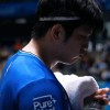 5月31日乒乓德甲半决赛：樊振东大获全胜3-0，没有换胶皮，头发变长了